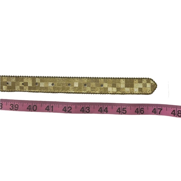 Elite Belt ~ Vintage Gold Belt ~ Measurements Pictured - Picture 8 of 16